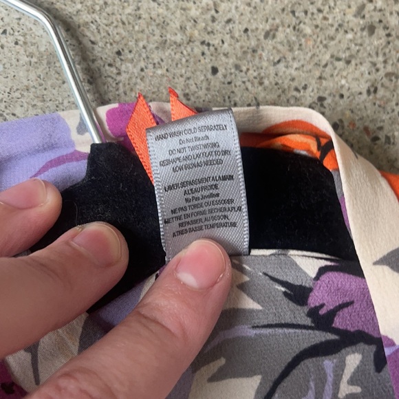 Silk Floral Wrap-Around Dress Anthropologie - Picture 5 of 5